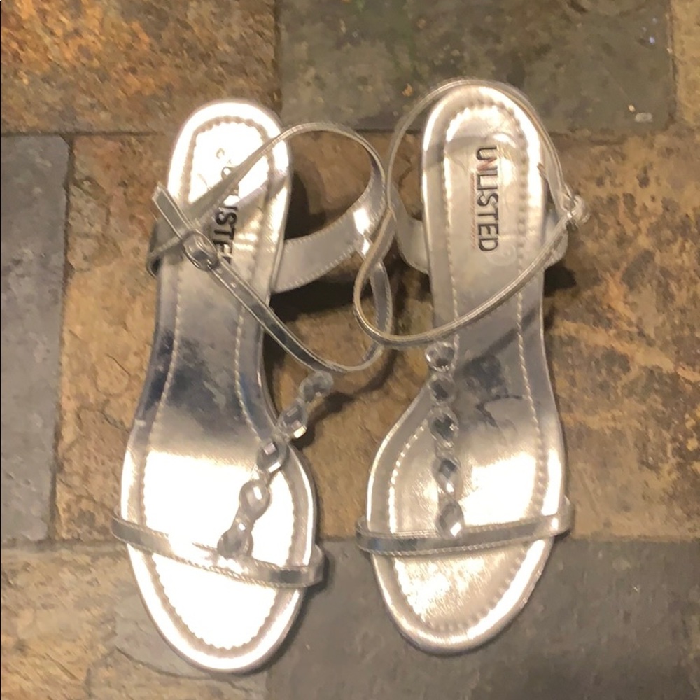 Silver heels